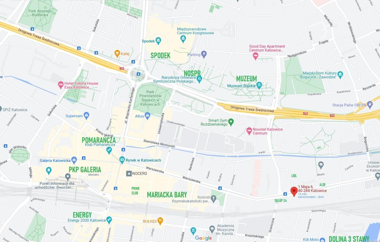 Tanie Noclegowanie Katovice Exteriér fotografie